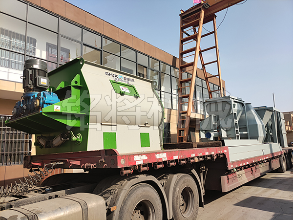 四立方主機，時產15噸生產線，發往江蘇連云港